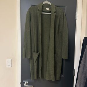 J.Crew duster sweater
